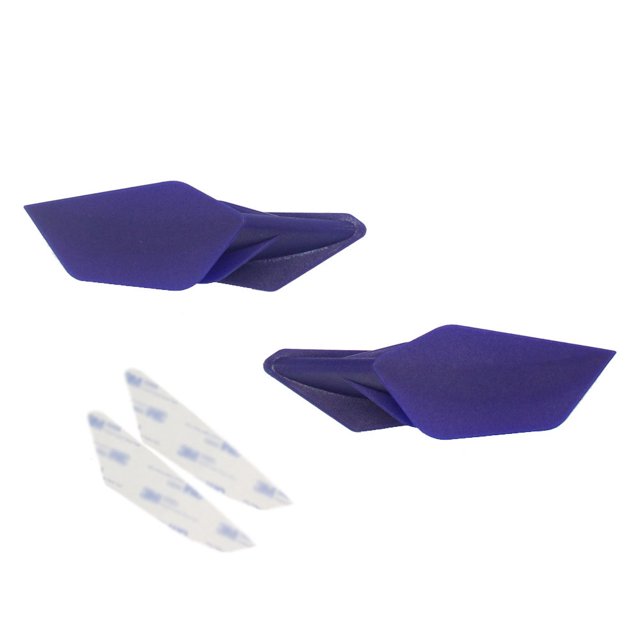 Labymos 2pcs Motorcycle GP Winglets Kits Aerodynamic Wing Spoiler Universal Modification Accessories