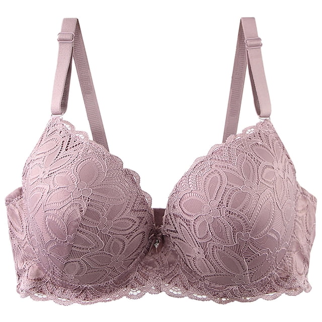 Lenpel Women's Plus Size Push up Bras Comfort Underwire Supportive Full Coverage Lace Bralettes Lifting Everyday Bras
