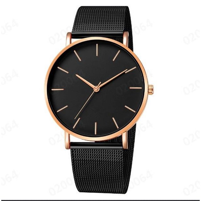 WIFKLSIIPG Montre-Bracelet Analogique en Acier Inoxydable Mode Hommes Sport Militaire Date Quartz