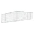 thumbnail image 1 of vidaXL Gabion Basket Arched Gabion Basket Planter for Flower Galvanized Iron, 1 of 6