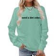 thumbnail image 2 of Chandail de Mode d'Hiver pour Femmes, Imprimé Festif de Noël, Haut à Col Rond, Chandails à Capuchon Mignons pour Femmes, Chandail à Capuchon pour Femmes, Chandails Confortables pour Femmes, Chandails à Capuchon Butter pour Femmes, Sweat pour Dames, Softball pour Filles, Échauffement, 2 of 5