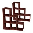 thumbnail image 1 of ClosetMaid 3 Tier Wooden Cubical Organizer, Dark Cherry (2 Pack), 1 of 6
