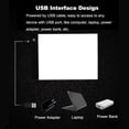 thumbnail image 3 of Ultra-thin A4 LED Light Box Writing Painting Tracing Board Copy Pad Panel Drawing Tablet Sketch Boards Art Artcraft Stencil, 3 of 8
