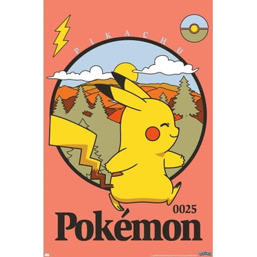 Pokémon - Pikachu Outdoor Adventure Wall Poster, 22.375" x 34"