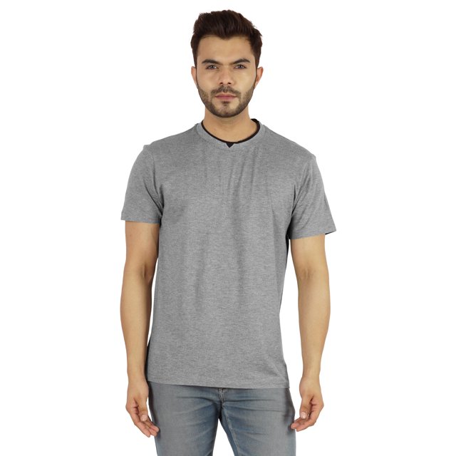 Inkmeso T-Shirt Basique pour Homme à Col Rond Coupe Régulière Uni à Manches Courtes