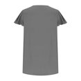thumbnail image 4 of FAIWAD Tunique d'Été pour Femme à Manches Courtes, Col Rond, T-Shirt Décontracté Plissé, Ample et Fluide, 4 of 5