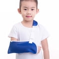 thumbnail image 1 of Breathable Mesh Kids Arm Lightweight Adjustable for Broken Arm Strain S Blue 25x10cm, 1 of 8