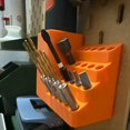 thumbnail image 3 of Screwdriver Bits Holder Storage Tool Box, Drill Bits Screw Bit Holders Storage Box, Toolbox with Power Drill Holder,B, 3 of 7