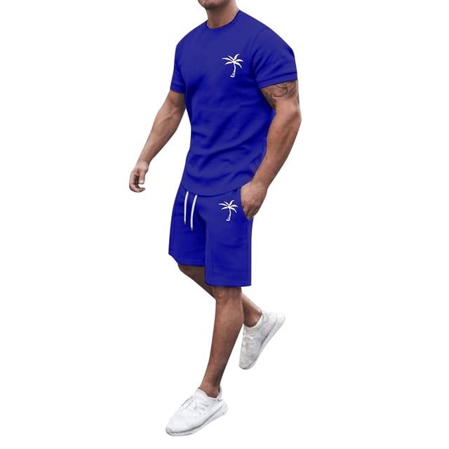 Men's Suits Quick-Dit Summer Tracksuit for Everyday Casual Outdoor Travel Performance Athletic Set