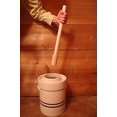 thumbnail image 3 of Straight Maple Wood Cabbage Stomper for Sauerkraut and More … Made In USA, 3 of 5