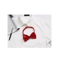 thumbnail image 5 of INSPIRE CHIC Accessoires de Nœud Papillon pour Homme Sangle Ajustable Formel Uni Smoking Pré-Noué Rouge Vin, 5 of 5