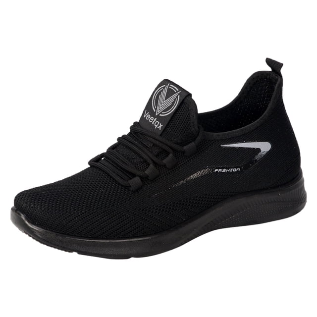 Kcodviy Spring and Summer Men Men's Go Walk 5-Prized Sneaker Sports Shoes Flat Bottom Mens Sneaker Light Slip on Elastic Fly Woven Mesh Breathable Sneaker Case for Men Comfortable and Casual Style