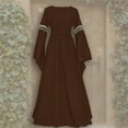 thumbnail image 4 of Birdeem Robe Décontractée Vintage Patchwork pour Femmes, Longueur au Sol, Cosplay Gothique, 4 of 4