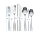 thumbnail image 4 of Mainstays 20 Piece Elisa Stainless Steel Flatware Set, Service for 4, 4 of 9