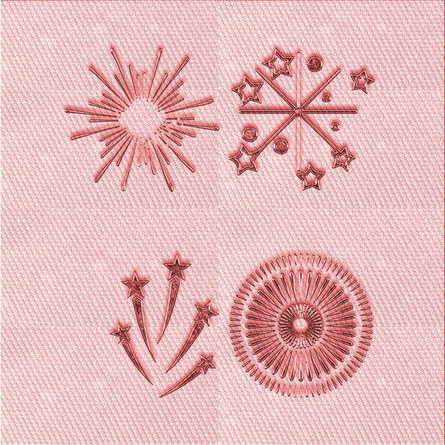 Ahgly Company Machine Washable Indoor Square Transitional Pastel Red Pink Area Rugs, 4' Square