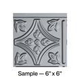 thumbnail image 1 of Fasade Traditional Style/Pattern 1 Vinyl Backsplash Panel Argent Silver 6X6 Inch Sample, 1 of 5