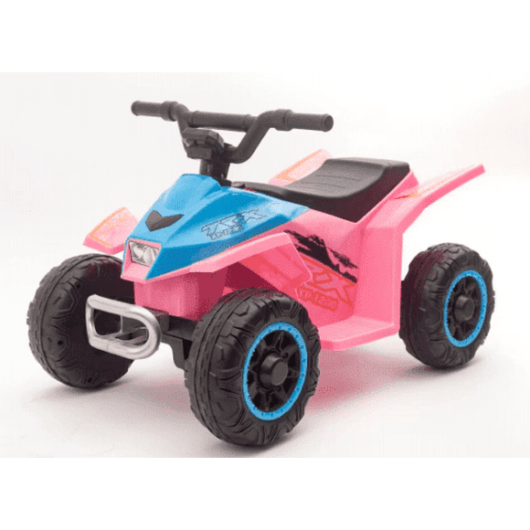 Bruce&Shark Ride On ATV, Mini Off-Road Battery Powered Quad for Kids, Anti-Slip Wheels, 4-Wheeler Electric Ride On Toy Car for Toddlers