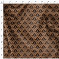 thumbnail image 4 of Soimoi Georgette Viscose Fabric Ogee Damask Printed Fabric 1 Yard 42 Inch Wide, 4 of 5