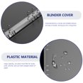 thumbnail image 2 of Miangastore Document Binder File Binder Folder Notebook Binder Clear Binder Reusable Loose Leaf Notebook Shell, 2 of 8