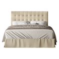 thumbnail image 3 of HMD Larry Twin Tufted Upholstered Panel Bed, Beige, 3 of 3