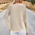 thumbnail image 4 of Penkiiy Chandails pour Femmes 2024 Col Rond Mignon Élégant Doux Manches Longues Creux Tricot Torsadé Pull L Jaune, 4 of 7