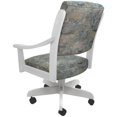 thumbnail image 4 of Pemberly Row Caster Solid Wood Dining Chair in Poet Sky Blue on White, 4 of 4