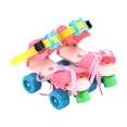 thumbnail image 1 of S SERENABLE Patins à Roulettes Ajustables pour Enfants Quatre Roues pour Enfants de 3 à 6 Ans Débutant Rose Coloré, 1 of 9