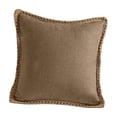 thumbnail image 2 of Fridja Coffee Couch Pillow Covers 18x18 Inch, Soft Solid Color Retro Decorative Square Lightweight Practical Throw Pillow Covers Farmhouse for Sofa Living Room Bed, 2 of 6