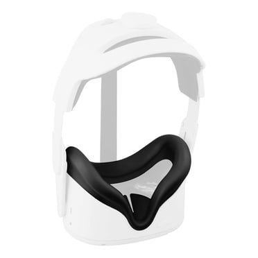 axGear Masque de Protection en Silicone pour Visage VR pour Casque Oculus Quest 2 Coussinet Facial