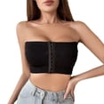 thumbnail image 2 of Yuyuzo Strapless Bras for Women Front Closure Wireless Full Coverage Push up Seamless Everyday Bras, 2 of 5