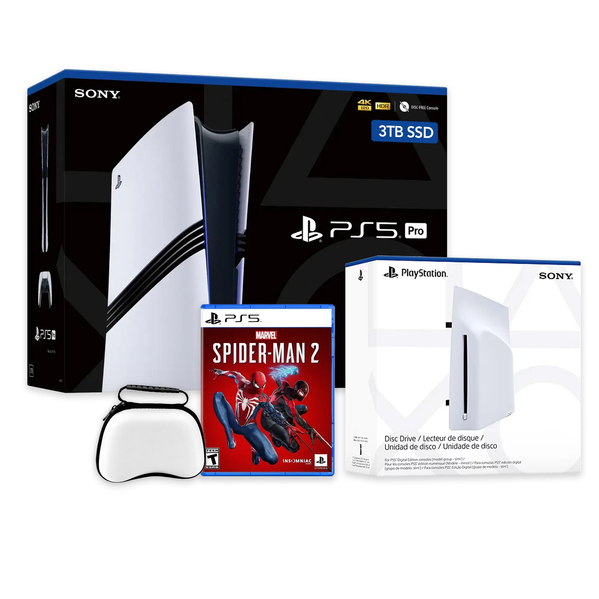 PlayStation 5 Pro 3TB SSD Console with Disc Drive, Wireless