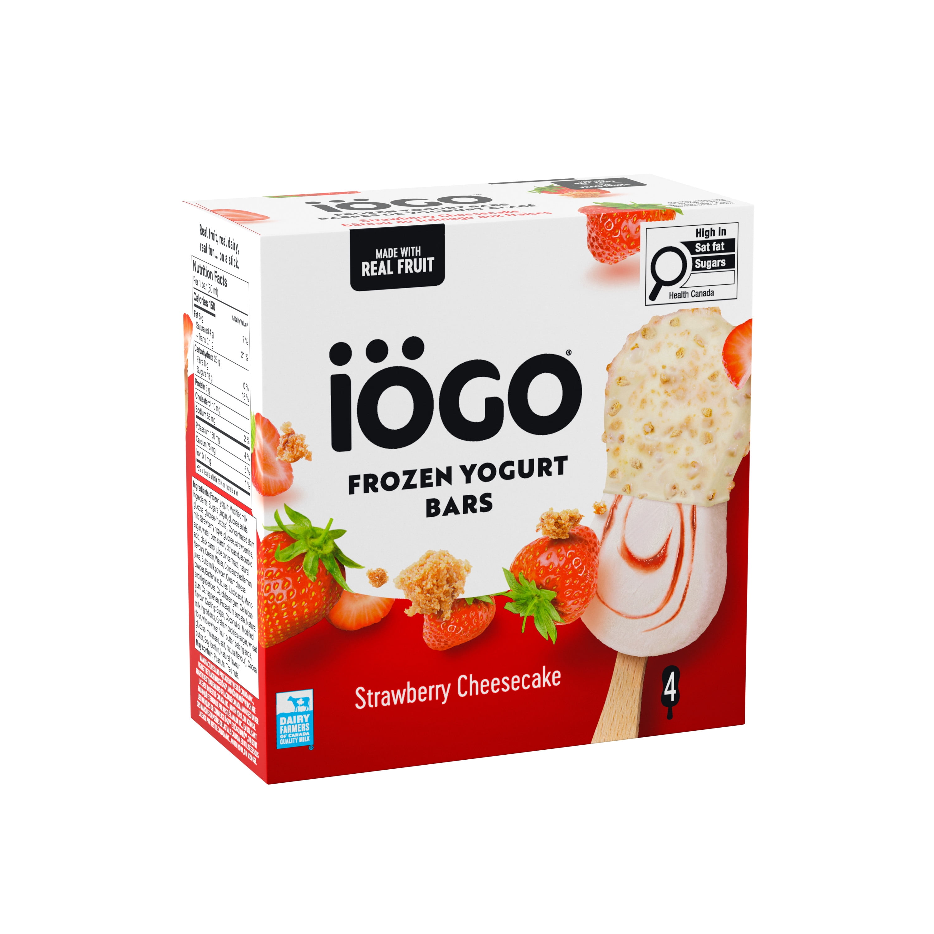 みこちゃんghy　　MG 石鹸 120g×2個　ミニ20g付　４セット IOGO Frozen Yogurt Bars, Strawberry Cheesecake, 1/2 Dipped White