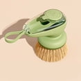 thumbnail image 3 of Large Dish Brush with Integrated Soap Dispenser and Ergonomic Handle for Powerful Kitchen Cleaning, 3 of 6