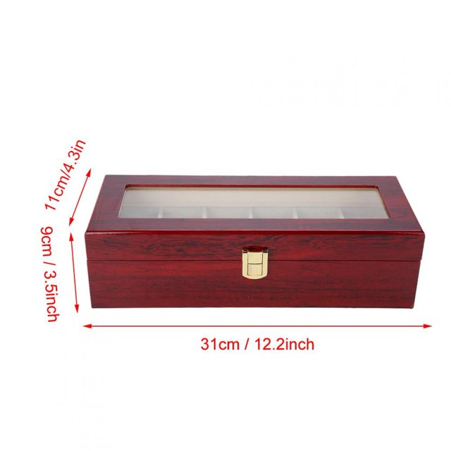 Qiilu Watch Organizer, Watch Storage Case, Birthday Presents For Ring Sunglasses