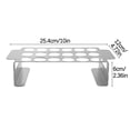 thumbnail image 3 of TIMIFIS Bbq Grill Multifunctional Grill Grill Chicken Leg Grill Stainless Steel Grill,Stainless Steel Pepper Barbecue Rack, 18 Hole Barbecue Tool Rack Kitchen Gadgets, 3 of 8