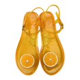 thumbnail image 1 of Kcodviy Fabricant de Chaussures pour Femmes Sandales Transparentes Compensées pour Femmes Chaussures Jelly Femmes Sandales Plates Pieds Nus pour Femmes Pantoufles Pantoufles d'Été Sandales Plateforme de Plage Femmes Jelly, 1 of 4