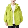 thumbnail image 1 of Styesk Jackets for Men Men's Spring And Charge Coat Thin Outdoor Mountaineering And Riding Windproof Work Coat, 1 of 4