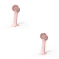 thumbnail image 1 of Decodeary Handheld Fan Rechargeable Adjustable Portable Summer Personal Cooling Device Phone Holder Face Travel Office Cooler Pink 2Set, 1 of 6