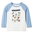 thumbnail image 1 of George Toddler Boys' Long-Sleeve Raglan T-Shirt, 1 of 2