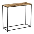 thumbnail image 3 of Safdie & Co. Table Console 31L Bois Brun Récupéré Métal Noir, 3 of 4