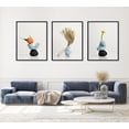 thumbnail image 4 of ELSKER&HOME Cadre pour Affiche 16x20, Lot de 3, Cadre Photo Noir pour Montage Mural Horizontal Ou Vertical, 4 of 7