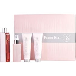 PERRY ELLIS 18 by Perry Ellis EAU DE PARFUM SPRAY 3.4 OZ & BODY MIST 4 OZ & BODY LOTION 3 OZ & SHOWER GEL 3 OZ