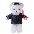 thumbnail image 2 of HWRETIE Graduation Teddy Bear 2023 Plush Toy With Black Graduation Cap 11.8 Inch College Graduation Gift Decoration, 2 of 2