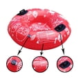thumbnail image 3 of IROINID Snow Tube For Winter Fun Inflatable 37 Inch Heavy Duty Snow Sleds, 3 of 5