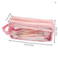 thumbnail image 2 of Tyidzon Clear Pencil Pouch Large Capacity Pencil Case Pouch for Offices, Travel, Work, Easy Storage Stationery, Documents, Small Items, 2 of 2