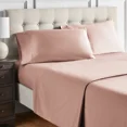 thumbnail image 4 of Hotel Style 4-Piece 600 Thread Count Pink Egyptian Cotton Adult Bed Sheet Set, Queen - Deep Pocket, 4 of 5
