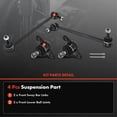 thumbnail image 3 of A-Premium Set of 4, Front Sway Bar Link, Lower Ball Joint, Compatible with Hyundai Accent 2006-2011, Kia Rio 2006-2011, Rio5 2006-2011, 3 of 9
