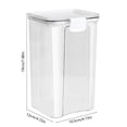 thumbnail image 2 of YIMWNYI Clear Airtight Food Storage Container, Plastic Canisters, Kitchen Pantry Organization, Leak-Proof Storage, Ideal for Flour, Rice, Snacks, Easy to Clean, Food Safe, BPA-Free, 2 of 6