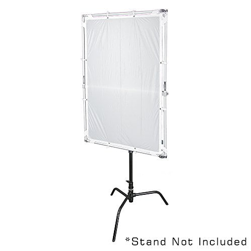 Fotodiox Solutions de Studio Pro 100x150-Centimètre Kit de Réflecteur Pliable Sun Scrim, Diffuse et Argent/blanc avec Poignée, Sac