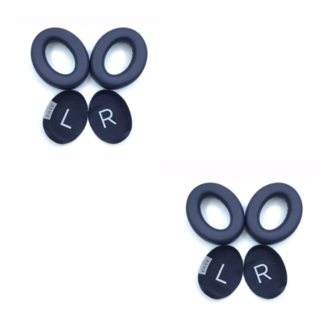 QualitChoice 1/2/3/5 1 Paire de Coussinets de Rechange pour Écouteurs, Coussinets de Casque, Cache-Oreilles, Accessoires de Réparation et de Mise à Niveau, Pièces de Rechange Bleues 2 Pcs